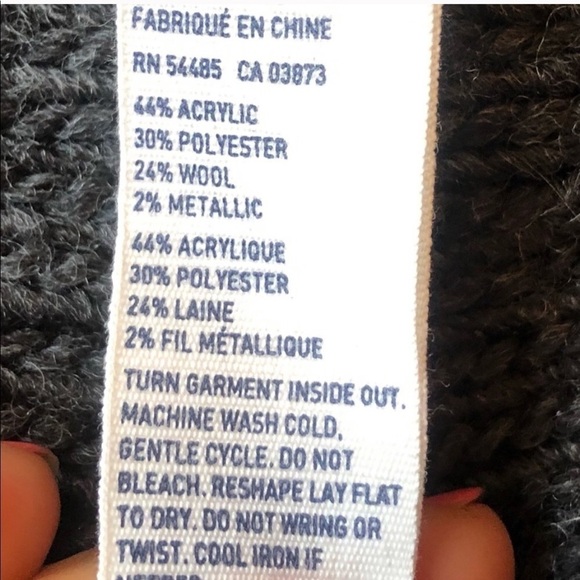 American Eagle textured wool open cardigan… - Picture 4 of 8